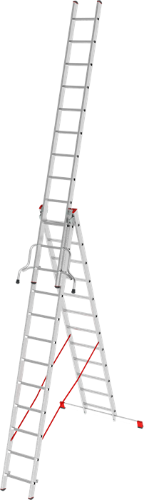 Лестница алюминиевая трехсекционная VIRA NV4230 - фото 17492