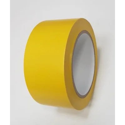 Полоса для напольной разметки "Социальная дистанция", желтый цвет, 50мм х 33м - SAFETYSTEP - фото 21075