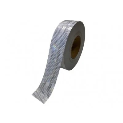 Алмазная микропризматическая самоклеящаяся светоотражающая лента Diamond Grade Reflective tape 50мм х 45.7м - SAFETYSTEP - фото 21149