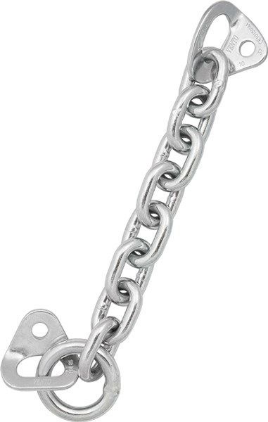 Шлямбурные уши с кольцом и цепью д.10мм оцинковка 2023 vnt 1185