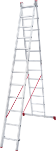 Лестница алюминиевая многофункциональная двухсекционная NV2220