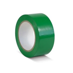 ПВХ лента для разметки и маркировки, зеленый цвет, 50мм х 22м, 150 мкр - SAFETYSTEP