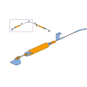 Горизонтальная гибкая анкерная линия PEREPRAVA 2 для работы на подкрановых путях