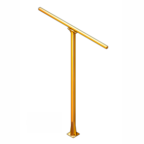 Опора  Т-образная концевая PCT8E