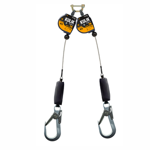 Средство защиты втягивающего типа, модель KULIK (двойной, большой алюм. карабин) HS-KUL01-2B