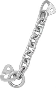 Шлямбурные уши с кольцом и цепью д.10мм оцинковка 2023 vnt 1185