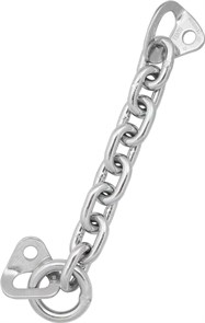 Шлямбурные уши с кольцом и цепью д.12мм оцинковка 2023 vnt 1186