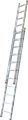 Индустриальная алюминиевая двухсекционная раздвижная лестница NV5260 артикул - фото 16417