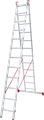 Лестница алюминиевая многофункциональная двухсекционная NV2220 - фото 17058