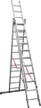 Профессиональная алюминиевая трёхсекционная лестница NV3230 - фото 17388