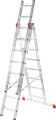 Профессиональная алюминиевая усиленная трёхсекционная лестница NV3231 - фото 17479