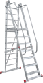 Лестница передвижная складная с площадкой 1,9 м NV 8000044 - фото 19969