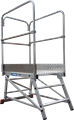 Лестница передвижная с площадкой высотой 0,6 м NV 8000070 - фото 20025