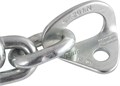 Шлямбурные уши с кольцом и цепью д.10мм оцинковка 2023 vnt 1185