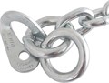 Шлямбурные уши с кольцом и цепью д.10мм оцинковка 2023 vnt 1185