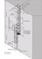 Стационарная многомаршевая лестница для зданий KRAUSE (алюминий) 14,28 м для лиц без опыта - фото 7799